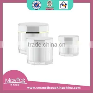 2016 Unique New High Quality Hexagon Acrylic Cream Jars thumbnail-1