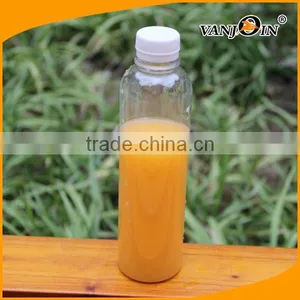 400 ml Transparent Cylinder PET Water Bottle With Screw Cap thumbnail-3