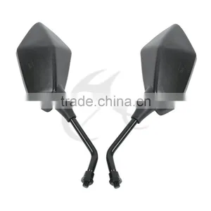 Universal 10mm Left Right Side Black Rear View Mirror For Honda Kawasaki Suzuki thumbnail-3