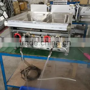 Gas Temperature-controlled Fryer 2-tanks & 2-basket Gas Fryers GF-72A thumbnail-2
