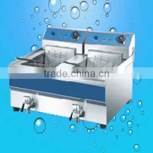 Hot Sale 2-tank 2-basket Electric Chicken Fryer Machine(ZQW-102V) thumbnail-1