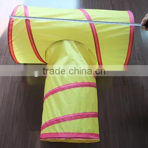 2015 New Arrive T Style Cat Tunnel Pet Toy Wholesale Candy Color Polytser Cat Tunnel thumbnail-3