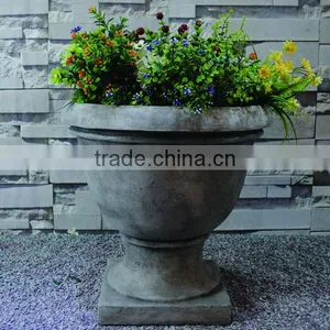 Cup Simple Polyresin Stone Styles Outdoor Flower Pots thumbnail-1