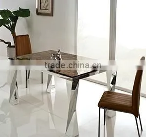2017 Hot Sale Simple and Fashionable Marble Dining Table Set TH308 From China thumbnail-3