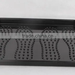 Plastic Rectangular Shoe Tray With Foot Design thumbnail-2