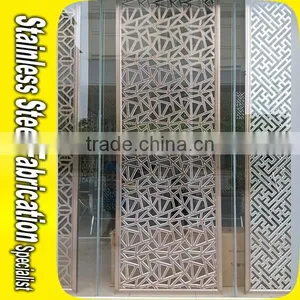 2015 Fashion Design Stainless Steel Decorative Folding Hanging Partition thumbnail-4