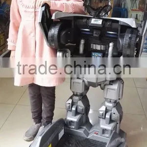 New Children Gifts Entertainment Ride On Robot Car, Electric Multi-functional Educational Children Ride On Transformer Car Robot thumbnail-5