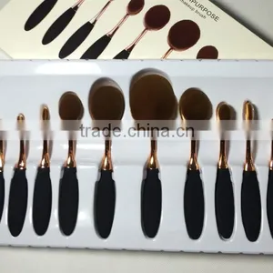 Professional 10pcs Makeup Brush Good Quality Makeup Brush Set Toothbrush Cosmetic Brushes Mermaid Multipurpose Brush thumbnail-4