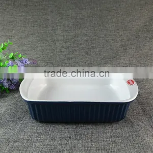 Cheap Big Bright Blue Baking Pan Two Sizes Bakeware For Home From China thumbnail-1