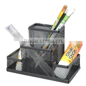 Hangzhou High Quality Modern Office Accessories Metal Mesh Desk Organizer thumbnail-2
