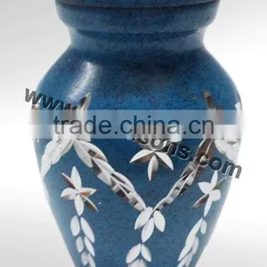 Handmade Brass Urns Round | Companion Urns |companion Urns for Ashes | Companion Urns thumbnail-1