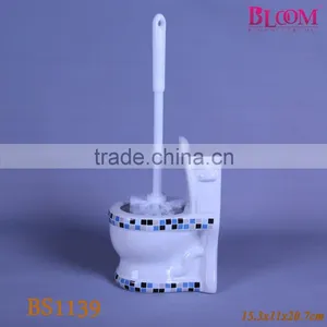 Bathroom Toilet Items Toilet Brush With Holder thumbnail-3