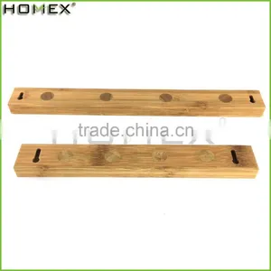 Bamboo Magnetic Knife Strip Bar/Wall Mounted Bamboo Knife Holder/Homex_FSC/BSCI Factory thumbnail-1