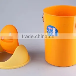 Rubbish Bin Household Garbage Can With Ears/Plastic Trash Can thumbnail-4