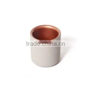 Concrete Candle Jar Inner Copper Plated Eco-friendly Candle Holder thumbnail-1