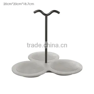 Mutifunctional Concrete Planter and Concrete Umbrella Holder With Metal Frame thumbnail-5