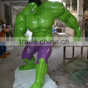 Wholesale Promotion Resin Craft Polyresin Life Size Hulk Statue thumbnail-1