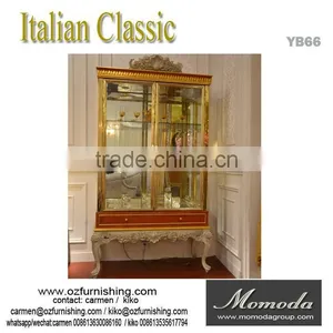 YB66 European Design Solid Wood TV Stand Home Living Room Furniture French Provincial Furniture TV Stand thumbnail-2