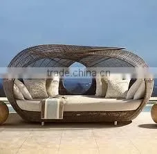Outdoor Wicker Furniture Garden Chaise Lounge Sets(BF10-R80) thumbnail-1