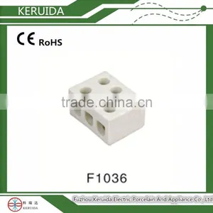 2-pole Ceramic Connection Terminal Block /porcelain Connector thumbnail-2