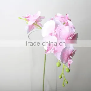 Two Branches Decorative Butterfly Orchid Artificial Butterfly Orchid Flowers Landscaping Flowers thumbnail-5