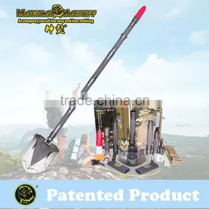 2015 Multifunctional Garden Shovel Patent Shovel Multifunctional Garden Hammer Hoe Knife Saw Flashlight Screwdriver Garden Tool thumbnail-1