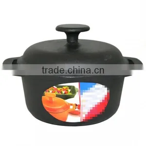 Round Cast Iron Enamelware Cookware thumbnail-6