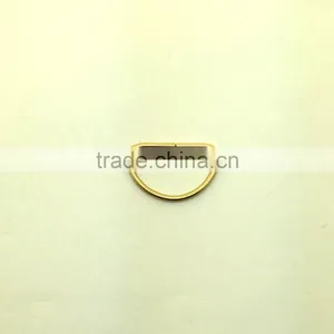 Metal Hardware Ring / Wholesale Steel Rings / Brass Plating Metal D Ring thumbnail-3
