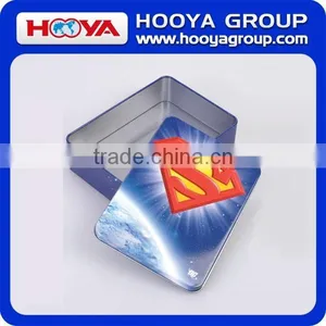 Customized Tin Box, Tea Rectangle Storage Box, Chrismas Tin Box For Cookies, thumbnail-1