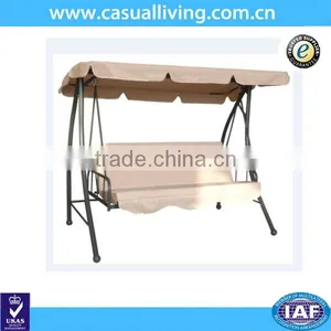 3 Seater Patio Hanging Swing Chair White Color for Hot Sale thumbnail-1