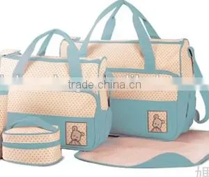 Wholesale Durable 5pc Set Baby Diaper Bag With Polyester thumbnail-4