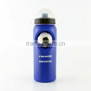 750ml BPA FREE Plastic Football Water Bottle Include Pu Ball thumbnail-2