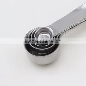 4pcs Stainless Steel Cooking Tool Measuring Spoon Set thumbnail-5