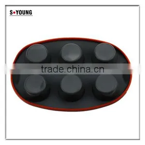 10111 6pcs Cups Shape Silicone Cake Mold thumbnail-2