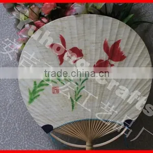 Top Sale Novelty Promotional Round Paper Hand Fan thumbnail-3