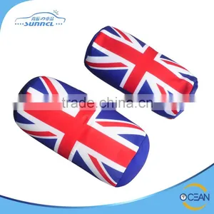 Hollow Microfiber Cotton Filling Comfortable Car Travel Cylinder Neck Pillow thumbnail-1