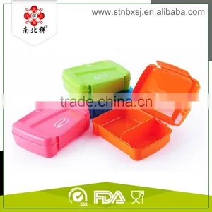 BPA Free Adult Siamese Plastic Bento Lunch Box thumbnail-1