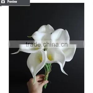 Hot Sale Real Touch Ribbon Flower Calla Lily thumbnail-2