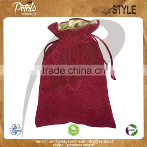 Velvet Jewelry Drawstring Pouch thumbnail-1