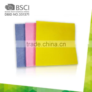 Logo Printed Orange Super Absorbent Germany Nonwoven Cleaning Cloth (Germany Style) thumbnail-4