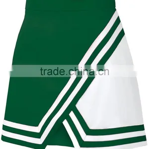 Womens Double-Knit Panel A-Line Cheerleading Uniform Skirt Custom Cheap Wholesale Cheerleading Uniforms thumbnail-1