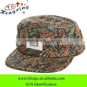 Spring Causal Cap Custom 5 Panel Colorful Flat Brim Hats thumbnail-1