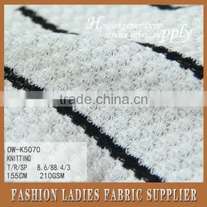 T/R /sp Knit Hacci 2016 High Fashion Fabric White and Black Knit Hatchi thumbnail-3