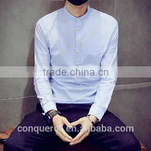 Men's White Linen Shirt HOT! MSRL0048 thumbnail-4