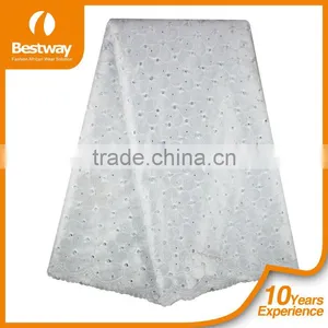 International Standard Competitive Price High Quality African Swiss Lace Fabrics SL0350 thumbnail-1