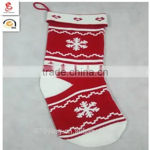Home Decoration Christmas Knitted Sock Festival Christmas Decoration Sock thumbnail-1