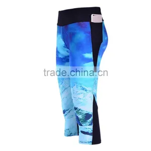 High Quality Women Yoga Pants,Custom Fitness Sports Leggings for Women, Wholesale Gym Wear With Pocket thumbnail-3