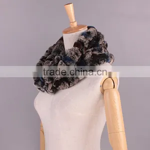 Hot Selling Europe Fashionable Custom Designed Ladies Scarfs Fur Fashion Scarf 2014 thumbnail-3