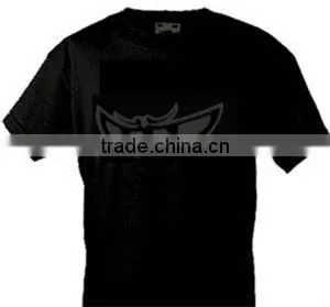 High Quality Blank EL Flashing t Shirt With Your Own Logo thumbnail-1