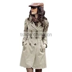 MOQ 1 pc Hot Sale Casual Design Spring New Korea Style Slim With Belt Comfortable Sport Windbreaker Women Coat thumbnail-1